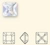 SWAROVSKI 4428 Square Rhinestones Light Topaz